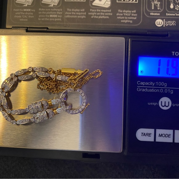 Diamond Necklace with Natural Burmese Ruby and Diamond pendantin 18K solid gold - Picture 15 of 15